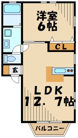 グレイスタウンＣの物件間取画像